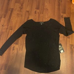 Rock and republic long sleeve black top!